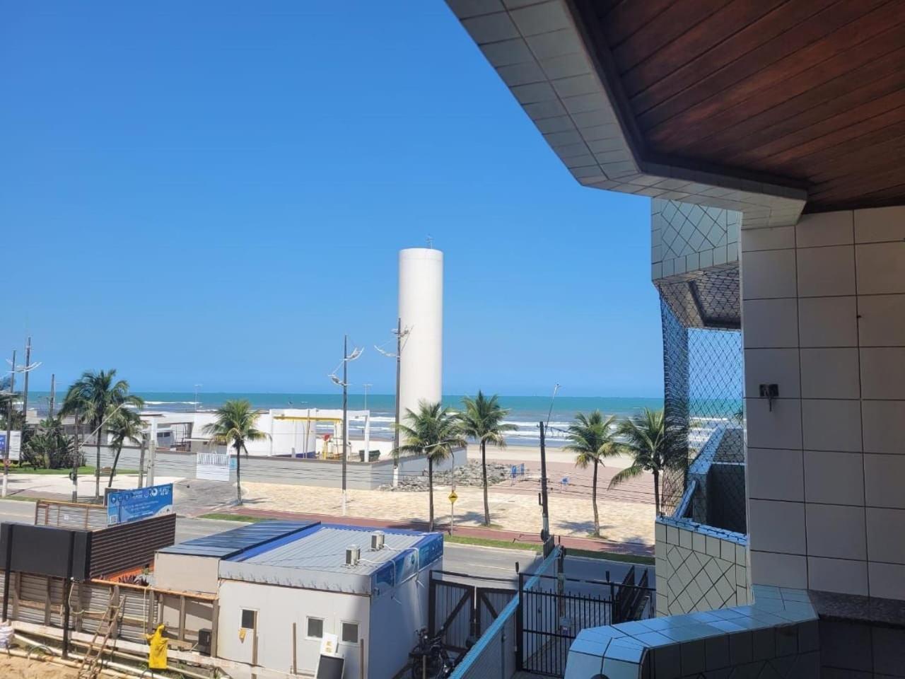 Frente Vista Mar Com Varanda Wi Fi 300Mbps E 10M Da Praia Da Tupi - Estacionamento Gratuito Прая-Гранди Экстерьер фото