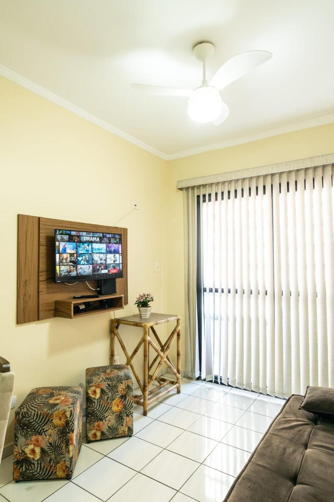 Frente Vista Mar Com Varanda Wi Fi 300Mbps E 10M Da Praia Da Tupi - Estacionamento Gratuito Прая-Гранди Экстерьер фото