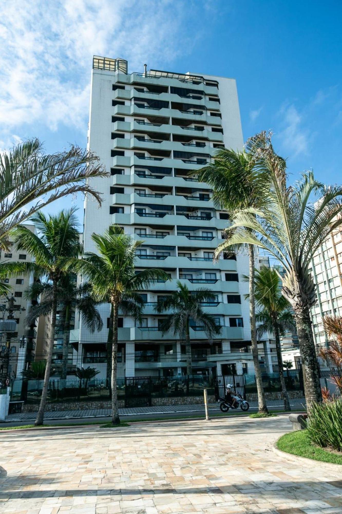 Frente Vista Mar Com Varanda Wi Fi 300Mbps E 10M Da Praia Da Tupi - Estacionamento Gratuito Прая-Гранди Экстерьер фото