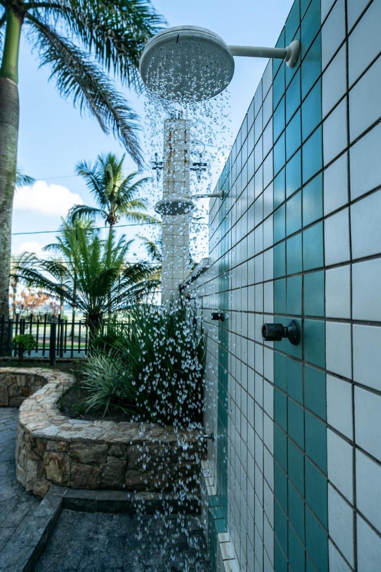 Frente Vista Mar Com Varanda Wi Fi 300Mbps E 10M Da Praia Da Tupi - Estacionamento Gratuito Прая-Гранди Экстерьер фото